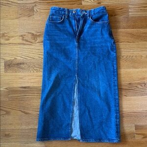 COS denim skirt